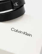 CALVIN KLEIN колан дамски от кожа черен LV04F7107G