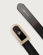 CALVIN KLEIN колан дамски от кожа черен LV04F7109G