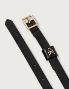 CALVIN KLEIN колан дамски от кожа черен LV04F7146G