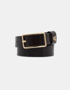 CALVIN KLEIN колан дамски от кожа кафяв LV04F7050G