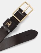 CALVIN KLEIN колан дамски от кожа кафяв LV04F7050G