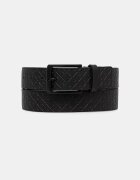 CALVIN KLEIN колан мъжки от кожа черен LV04D7068G