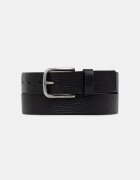 CALVIN KLEIN колан мъжки от кожа черен LV04D7069G