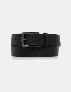CALVIN KLEIN колан мъжки от кожа черен LV04D7095G