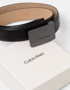 CALVIN KLEIN колан мъжки от кожа черен LV04D7149G