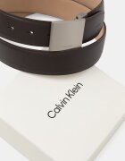 CALVIN KLEIN колан мъжки от кожа кафяв LV04D7080G