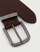 CALVIN KLEIN колан мъжки от кожа кафяв LV04D7128G