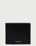 CALVIN KLEIN комплект портфейл и ключодържател мъжки от кожа черен LV04D1367G