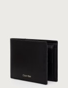CALVIN KLEIN комплект портфейл и ключодържател мъжки от кожа черен LV04D1367G