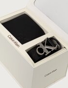 CALVIN KLEIN комплект портфейл и колан мъжки от кожа черен LV04D0017G