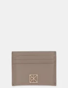CALVIN KLEIN Кожен калъф за карти в бежово LV04F3317G