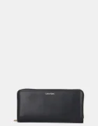 CALVIN KLEIN Кожен портфейл в черно LV04F1093G