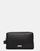 CALVIN KLEIN Кожена козметична чанта