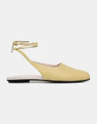 CALVIN KLEIN Кожени балеринки BALLERINA SLING BACK LTH