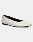 CALVIN KLEIN Кожени балеринки FLAT BALLERINA - LTH