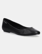 CALVIN KLEIN Кожени балеринки FLAT MARY JANE - LTH