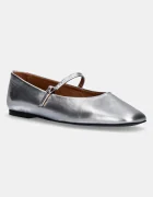 CALVIN KLEIN Кожени балеринки MARY JANE BALLERINA - MET
