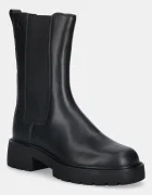 CALVIN KLEIN Кожени боти челси CHUNKY HIGH CHELSEA