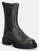 CALVIN KLEIN Кожени боти челси CHUNKY HIGH CHELSEA