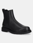 CALVIN KLEIN Кожени боти челси COMBAT ESS CHELSEA BOOT LTH