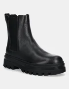 CALVIN KLEIN Кожени боти челси LUGGED CHELSEA BOOT HIGH LTH
