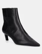 CALVIN KLEIN Кожени боти ESS KITTEN HEEL ANKLE BOOT