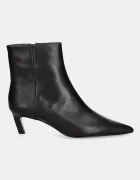 CALVIN KLEIN Кожени боти ESS KITTEN HEEL ANKLE BOOT в кафяво с тънък ток HW0HW02586