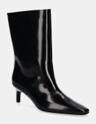 CALVIN KLEIN Кожени боти HEEL MID BOOT 50 LTH