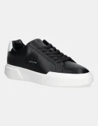 CALVIN KLEIN Кожени маратонки CHUNKY CUPSOLE LACEUP LTH