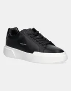 CALVIN KLEIN Кожени маратонки CHUNKY CUPSOLE LACEUP LTH
