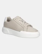 CALVIN KLEIN Кожени маратонки CHUNKY CUPSOLE LACEUP LTH