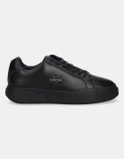 CALVIN KLEIN Кожени маратонки CHUNKY CUPSOLE LACEUP LTH мъжки в черно YM0YM01344