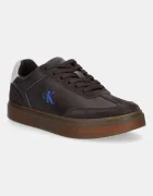 CALVIN KLEIN Кожени маратонки CLASSIC CUPSOLE LACEUP WT MIX