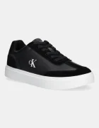CALVIN KLEIN Кожени маратонки CLASSIC CUPSOLE LACEUP WT MIX
