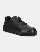 CALVIN KLEIN Кожени маратонки LOW TOP LACE UP BSKT LTH