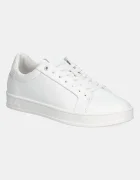 CALVIN KLEIN Кожени маратонки LOW TOP LACE UP WOVEN
