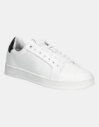 CALVIN KLEIN Кожени маратонки LOW TOP LACE UP WOVEN