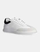CALVIN KLEIN Кожени маратонки LP CUPSOLE LACE UP LTH MIX