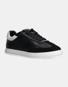 CALVIN KLEIN Кожени маратонки LP CUPSOLE LACE UP LTH MIX