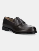 CALVIN KLEIN Кожени мокасини ESS RUBBER BAND LOAFER LTH