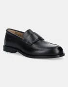 CALVIN KLEIN Кожени мокасини ESS RUBBER BAND LOAFER LTH
