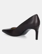 CALVIN KLEIN Кожени обувки с тънък ток ESS STILETTO 70 в бордо HW0HW02607