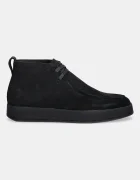 CALVIN KLEIN Кожени половинки обувки HYBRID CUP APRON BOOT NU W мъжки в черно HM0HM02057