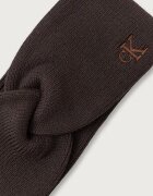 CALVIN KLEIN лента за глава дамска с вискоза кафява LV04F8019G
