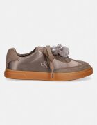 CALVIN KLEIN LOW PRO CUPSOLE WT SATIN MIX маратонки дамски бежови HW0HW03288