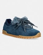 CALVIN KLEIN LOW PROFILE RUN MG SUE DB LACES маратонки дамски сини HW0HW03150