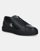 CALVIN KLEIN Маратонки BASKET CUPSOLE LACEUP LTH ML мъжки в черно YM0YM01460