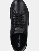 CALVIN KLEIN Маратонки BASKET CUPSOLE LACEUP LTH ML мъжки в черно YM0YM01460