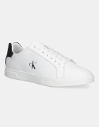 CALVIN KLEIN Маратонки LOW PRO CUP LACEUP LTH MOIRE в бяло HW0HW02845