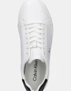CALVIN KLEIN Маратонки LOW PRO CUP LACEUP LTH MOIRE в бяло HW0HW02845